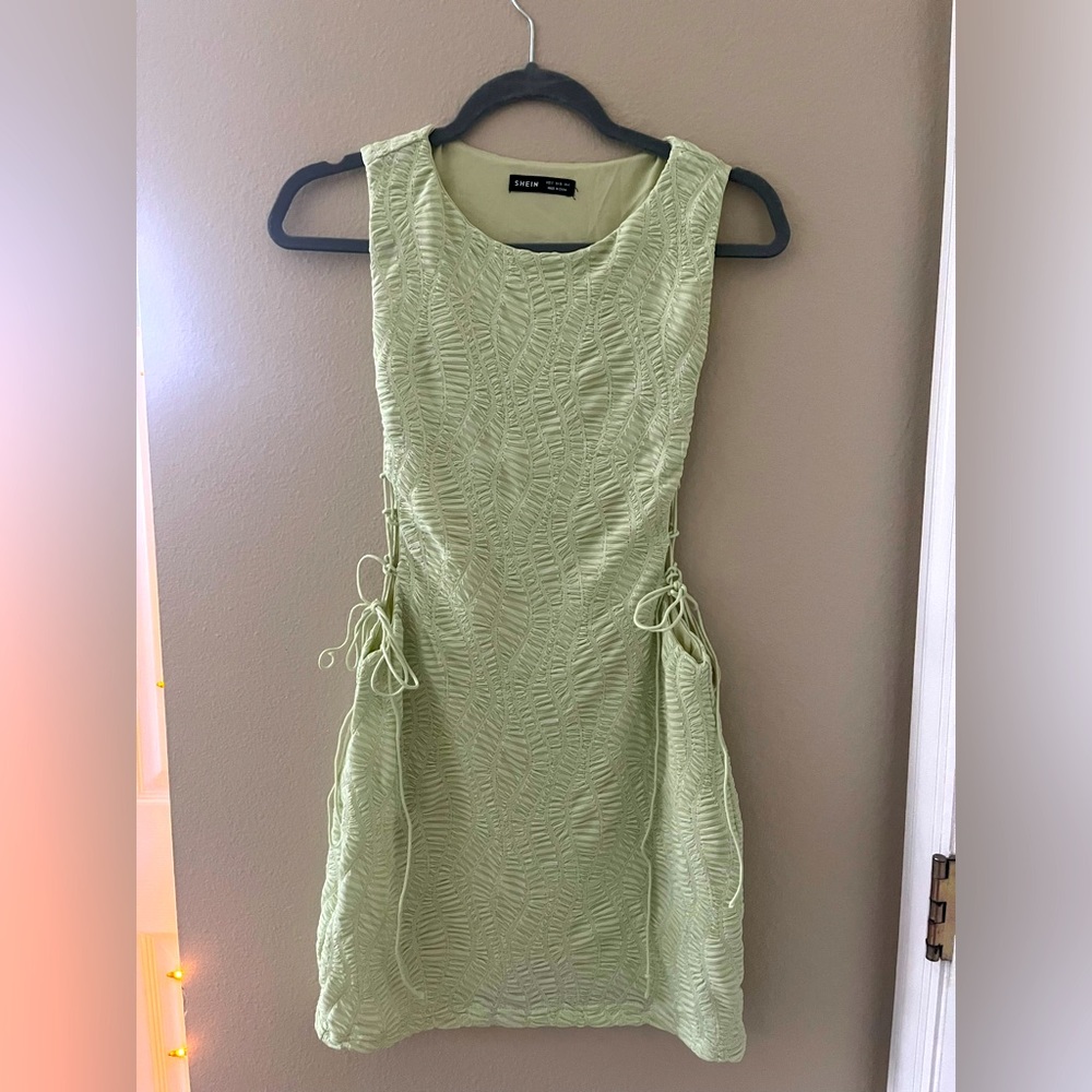 SHEIN size Small adjustable side mini dress